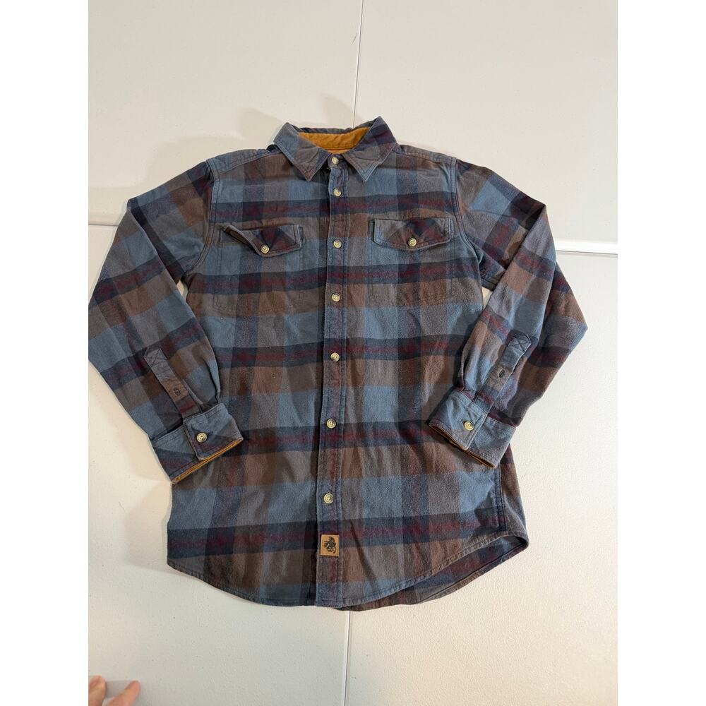 Legendary white tail thick cotton flannel size small men